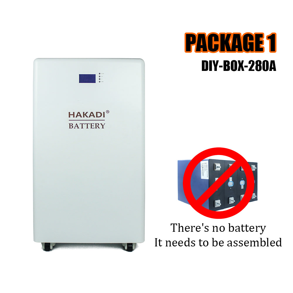 EU Stock 48V DIY vertical Box 16S LiFePO4 280Ah/304Ah/314Ah Battery Built-in Bluetooth BMS for 14-16kwh Home Solar Energy System