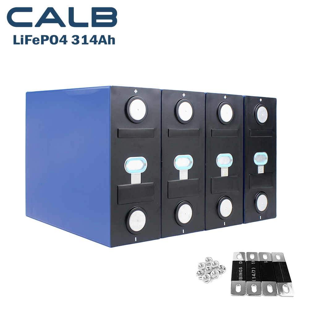 CALB 314Ah LiFePO4 3.2V Rechargeable Grade A Prismatic Battery 10000+ Cycles For DIY Solar System RV EV Boat
