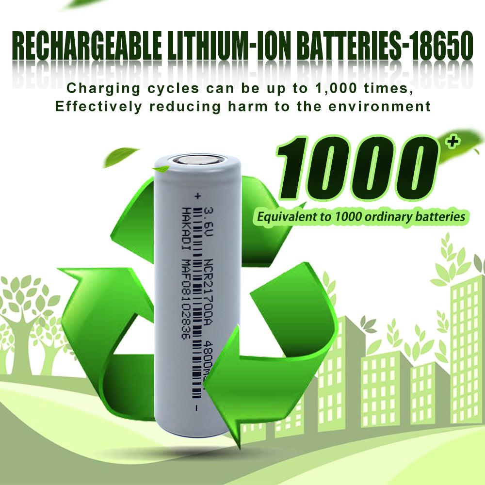 21700 NMC 3.7V 4800mah Rechargeable Lithium ion Battery For DIY 12V 24V 48V Battery Pack Flashlight Power Bank