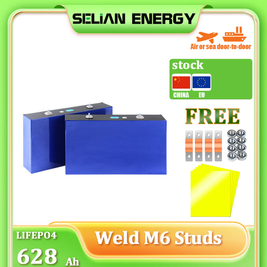 EVE MB56 LF560K LiFePO4 3.2V 628Ah Battery Prismatic 12000 Cycle Life  For Solar System ,DIY Battery