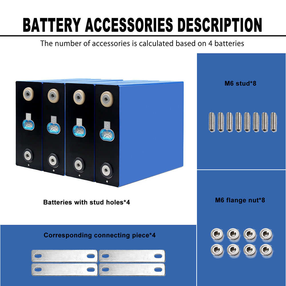 CATL 280Ah Grade A LiFePO4 Battery Cell Cycles Life 6000+ 4-16PCS For DIY 12V 24V 48V Boat Solar System RV EV