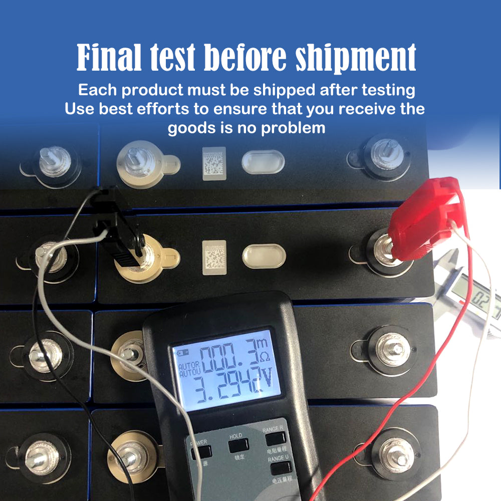 HIGEE 120Ah LiFePO4 3.2V Prismatic Battery Rechargeable Cells For DIY 12V 24V 48V 120Ah Battery Pack Solar Wind Energy Storage System