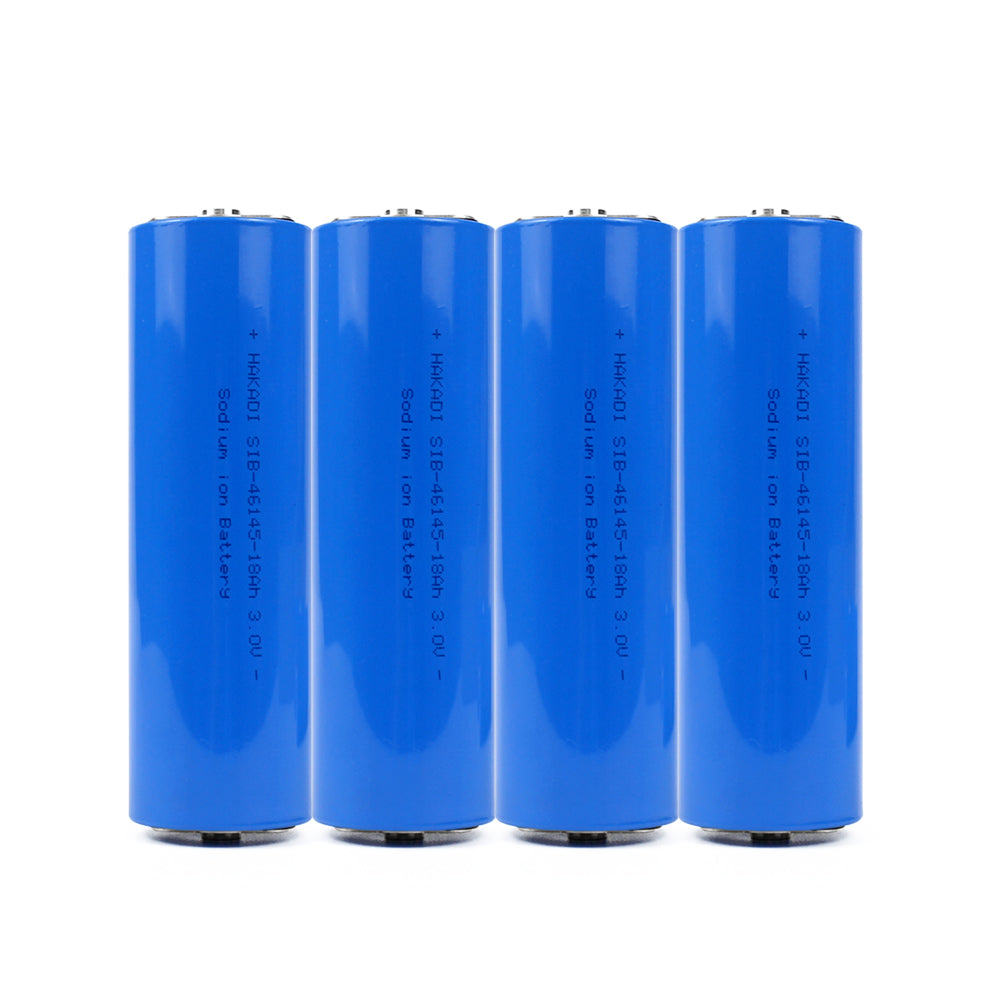 HAKADI Sodium-ion Battery 3V 18Ah SIB Rechargeable NA-ion Cell Cycle Life 3000+ For E-bike RV EV