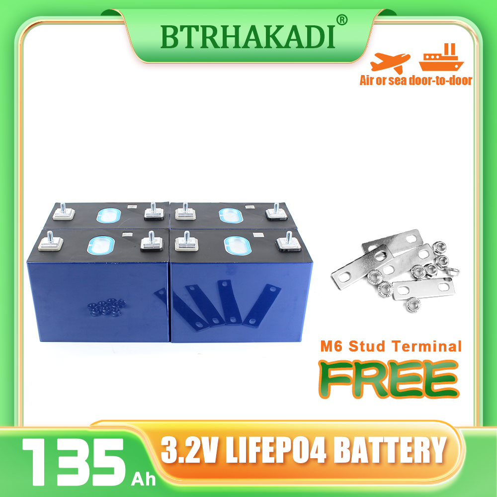 REPT 3.2V 130Ah-135Ah Grade A Lifepo4 Prismatic lithium Batteries for Solar Energy Storage Pack RV EV Golf carts