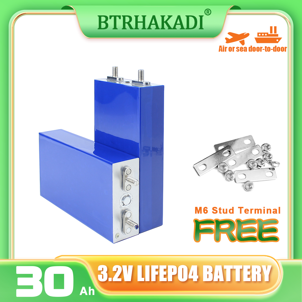 Topband 3.2V 30Ah Rechargeable Lifepo4 Prismatic Battery Long Cycle Life For DIY 12V 24V 48V Battery Pack Solar System Boat Power Supply