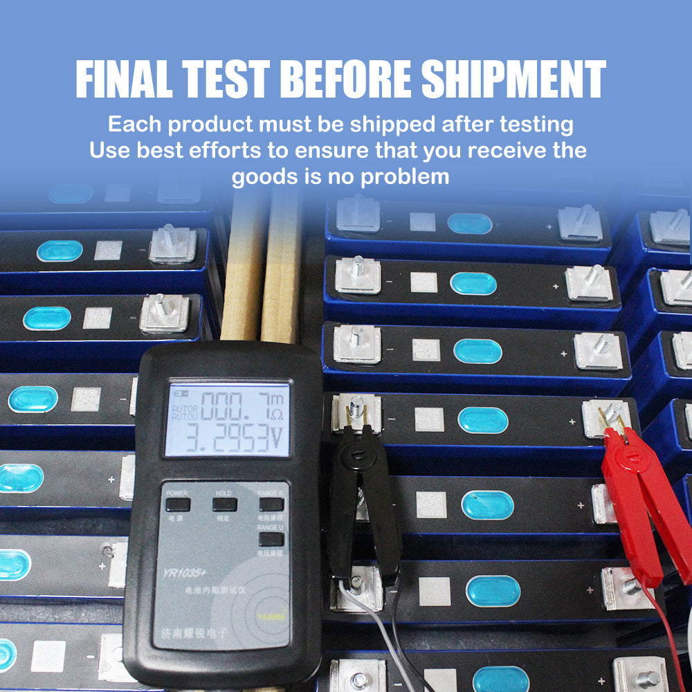 EU Stock EVE 3.2V 50Ah LF50F LiFePo4 Battery 6000+Cycle life Rechargeable Cell 4PCS