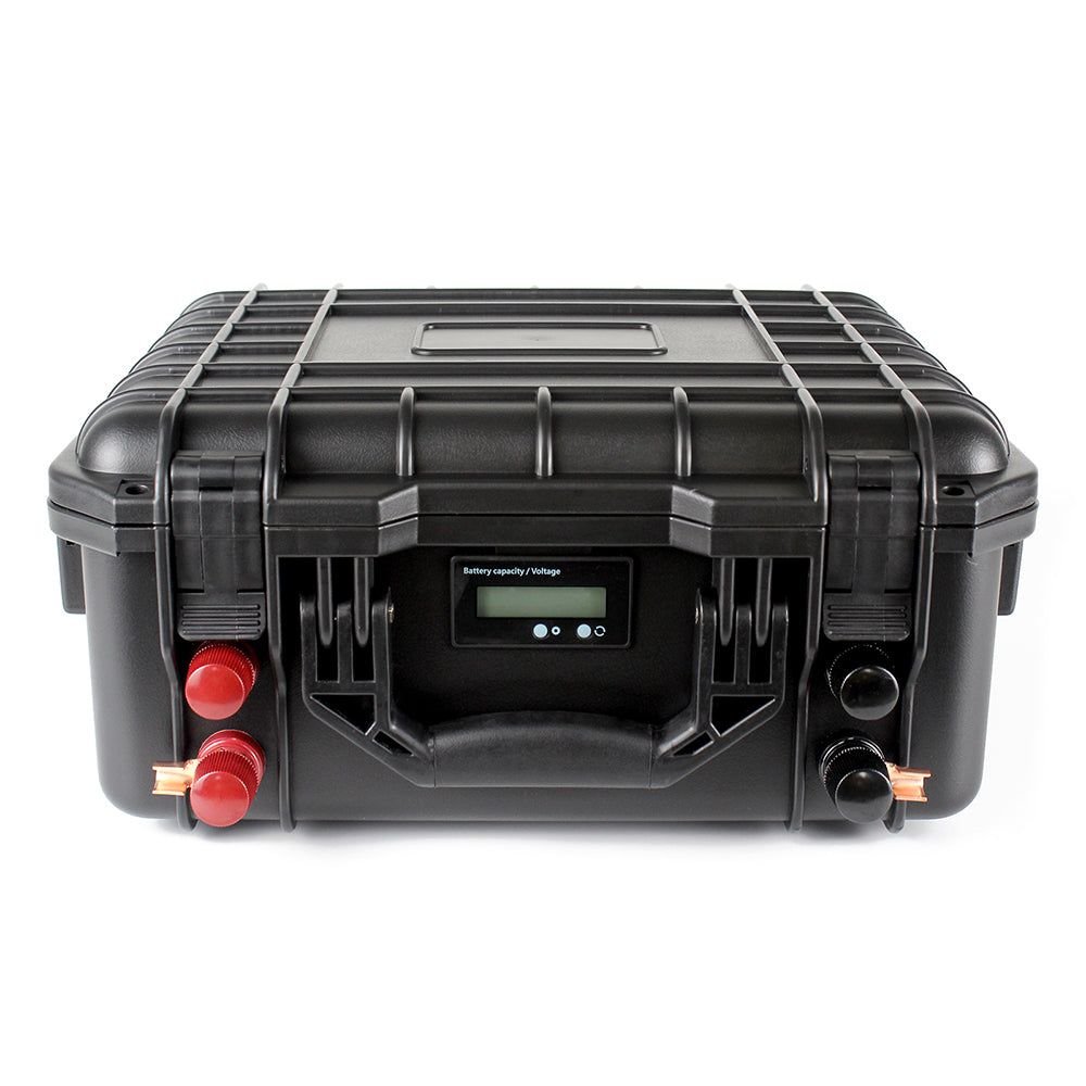 HAKADI 24V100Ah Lifepo4 Deep Cycle Battery Pack In Stock For Solar Energy Storage RV EV Golf cart Boat Power Supply Support OEM