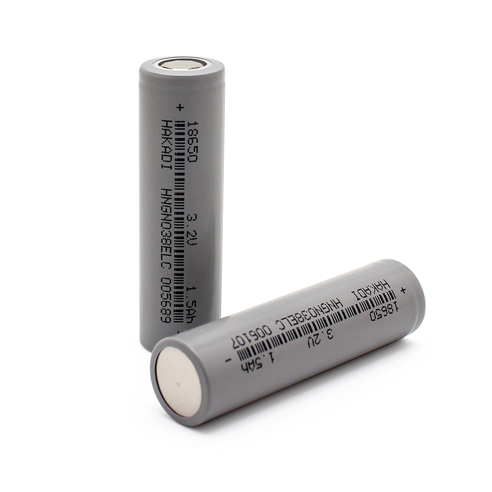 Free shiping 18650 Lifepo4 3.2V 1500mah Rechargeable LFP Deep Cycle Battery Cell For DIY 12V 24V pack for remote control toy mini fan