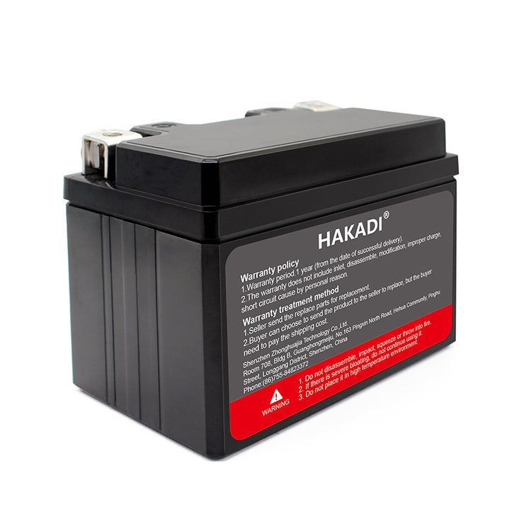 RU STOCK HKD-12V 6Ah Build-in normal BMS HAKADI Rechargeable LiFePO4 12V 6Ah Deep Cycle Battery Pack For Kid's Car Solar System Scooter