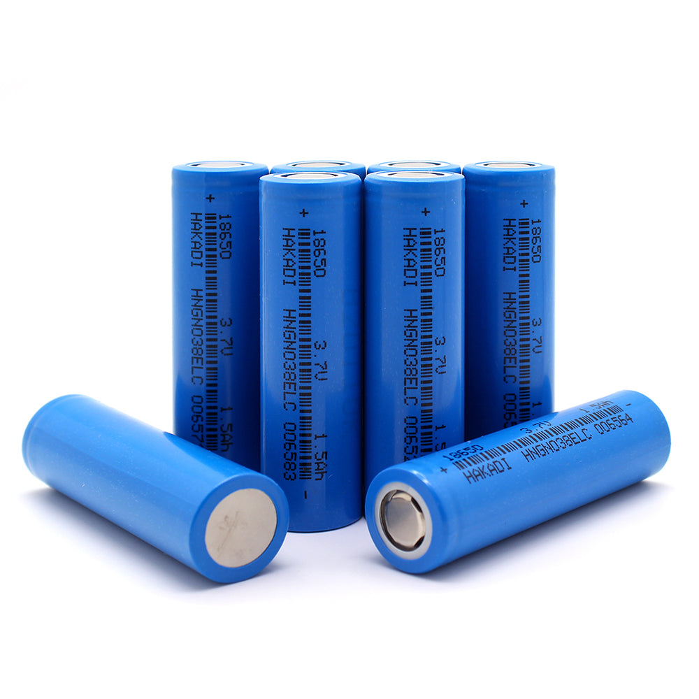 HAKADI 18650 3.7V 1500mah Rechargeable NMC Lithium-ion Battery 15C High Rate Discharge For Power Tool Electric Drill Scooter E-bike Battery