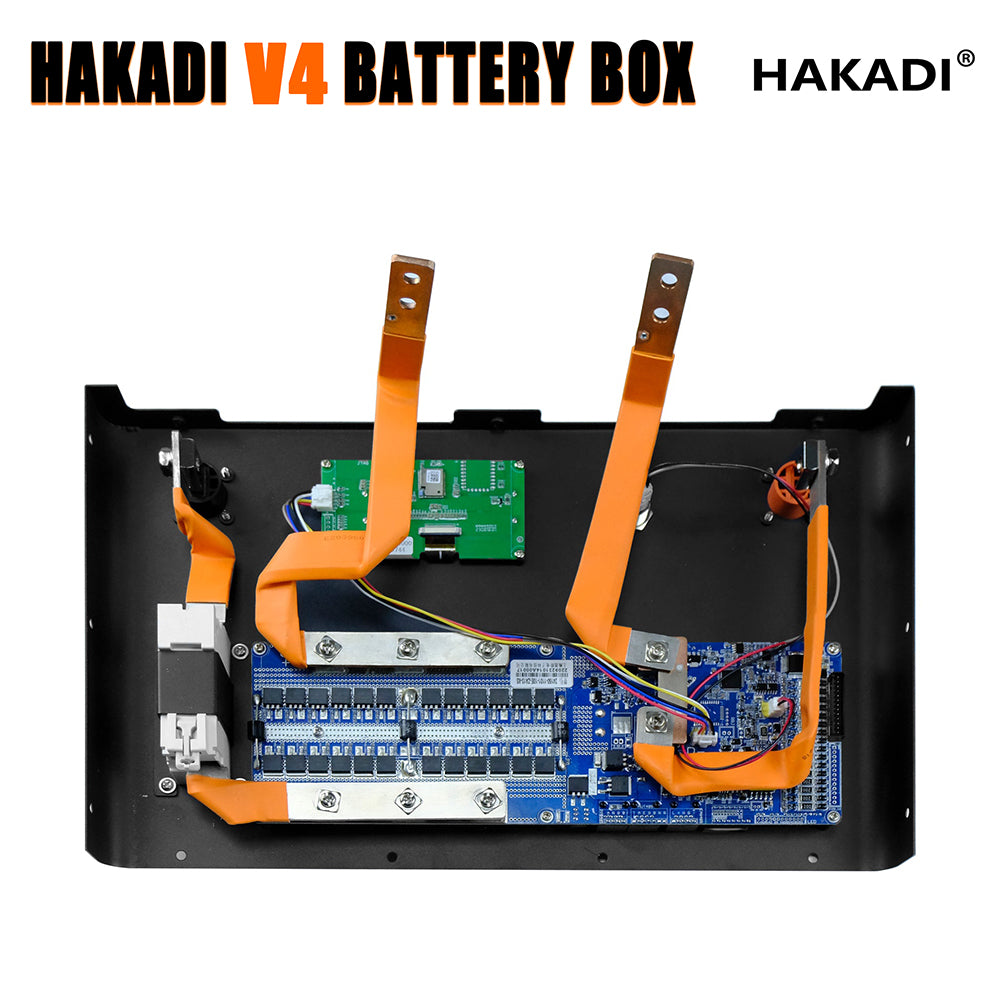 EU STOCK HAKADI 48V-51.2V 16S DIY Battery BOX For LiFePO4 280Ah/302Ah Cell With Bluetooth 200A Seplos BMS