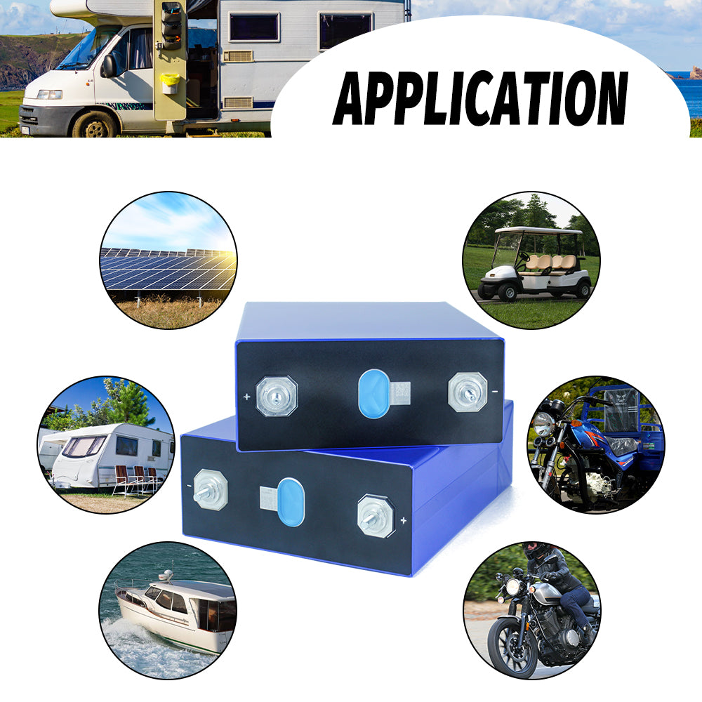 USA STOCK! Lifepo4 EVE 3.2V 314Ah Batteries Grade A Rechargeable Battery for DIY BAttery Pack Solar Energy Storage RV EV Power Supply