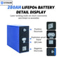 Hithium 280Ah Grade A 3.2V LiFePO4 Battery 10000 Cycle Rechargeable Cells For Solar Energy