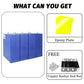 USA STOCK! Lifepo4 EVE 3.2V 314Ah Batteries Grade A Rechargeable Battery for DIY BAttery Pack Solar Energy Storage RV EV Power Supply