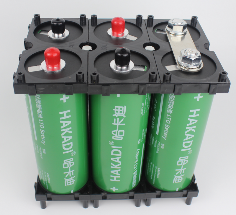 EU STOCK HAKADI 40Ah 2.4V LTO Battery Cycle life 50000+ Grade A Brand New Cylindrical Cells 6-24PCS