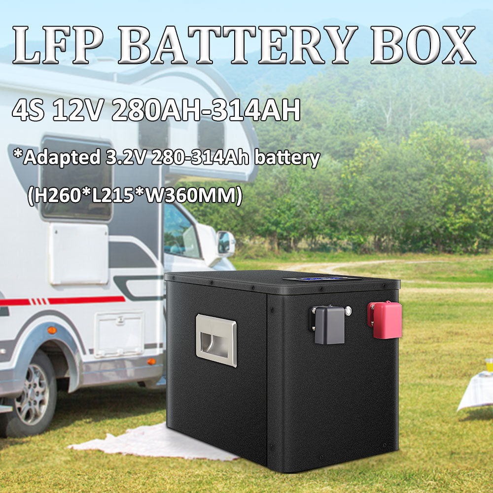 12V LiFePO4 Battery DIY Box with JK BMS Bluetooth For 12V 280Ah/304Ah/314Ah System-Free shipping!
