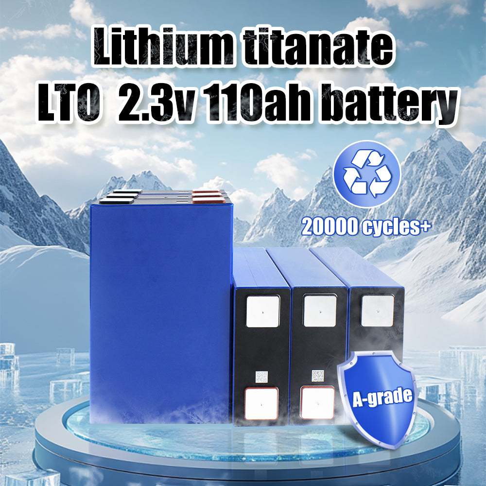 Grade A+ Yinlong 2.3V 110Ah LTO Battery Prismatic Battery 20000+ Cycle Life For Solar System, RV