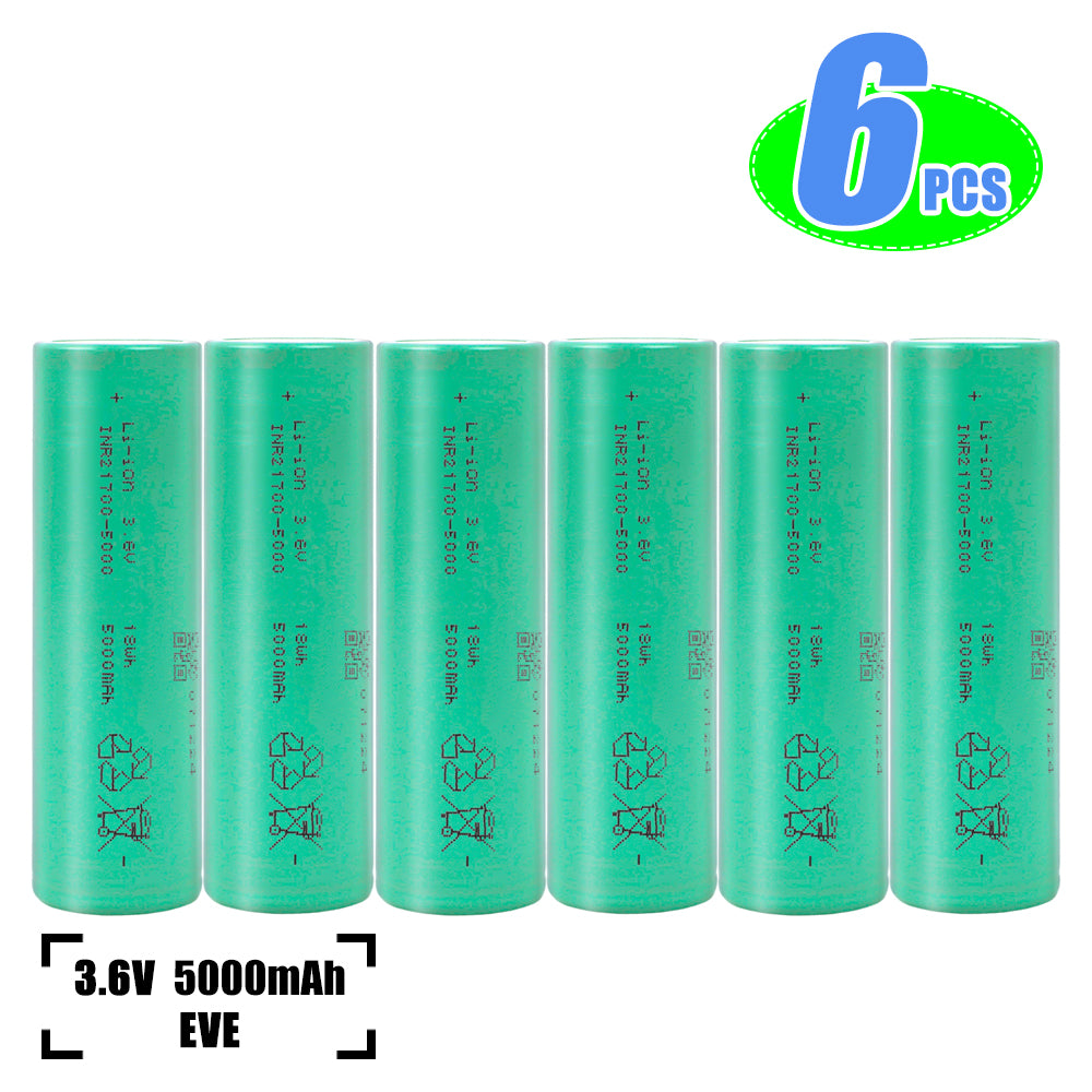 EVE INR21700-50PL 5000mAh 70A 3.6V NMC Battery Cylindrical Cells For Drones,Scooter