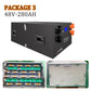 EU STOCK HAKADI 48V-51.2V 16S DIY Battery BOX For LiFePO4 280Ah/302Ah Cell With Bluetooth 200A Seplos BMS