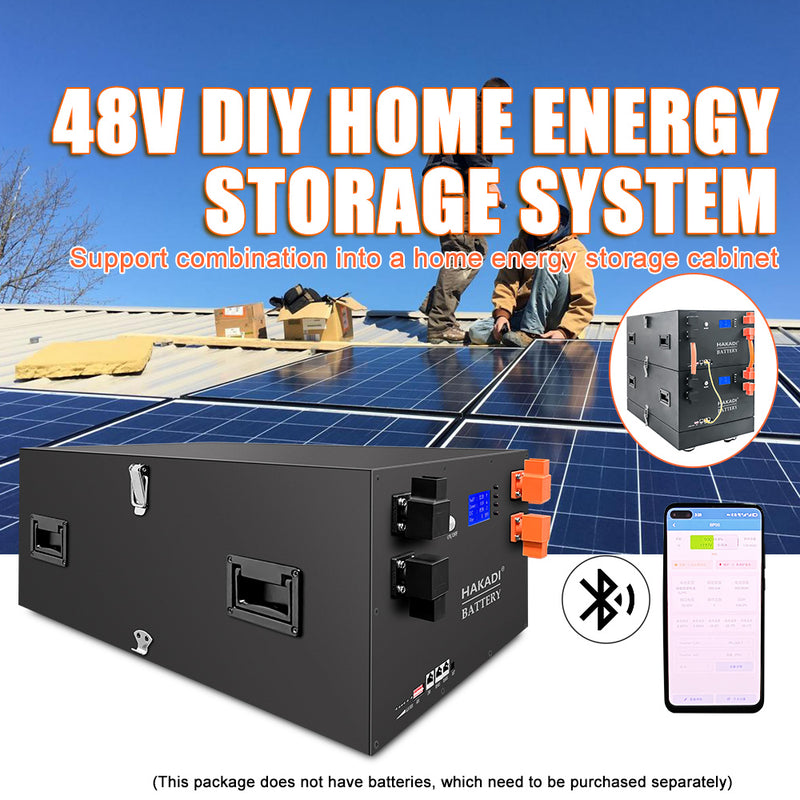 48V-51.2V Server Rack Fully Assembled Lifepo4 Battery Pack 10-15Kwh 16S LFP Battery 200A BMS For Home Power,Solar Energy,RV, PV,Boat