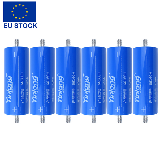 EU STOCK Yinlong 40Ah LTO Cells Brand New Grade A Cylindrical Battery With QR Code 6-24PCS