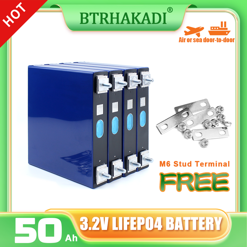 EVE 3.2V 50Ah LF50F LFP Battery 6000+Cycle life Rechargeable Cell For DIY 12V 24V 48V Energy Sotrage Battery Pack