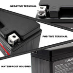 HAKADI Lifepo4 Power Starter 12V 6Ah Rechargeable Battery Pack Build-in BMS For 90-125CC Motorcycle  Long Cycle Life