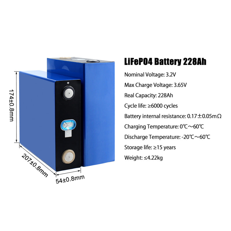 Lifepo4 CATL-3.2V 228Ah/230Ah Battery 6000+Cycle life Original Cell For DIY 12V 24V 48V Solar Energy Storage RV EV