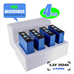 Lifepo4 CATL 3.2V 200-202Ah Grade A Battery 6000+ Cycle Life Rechargeable Cells For Solar Energy Storage RV EV