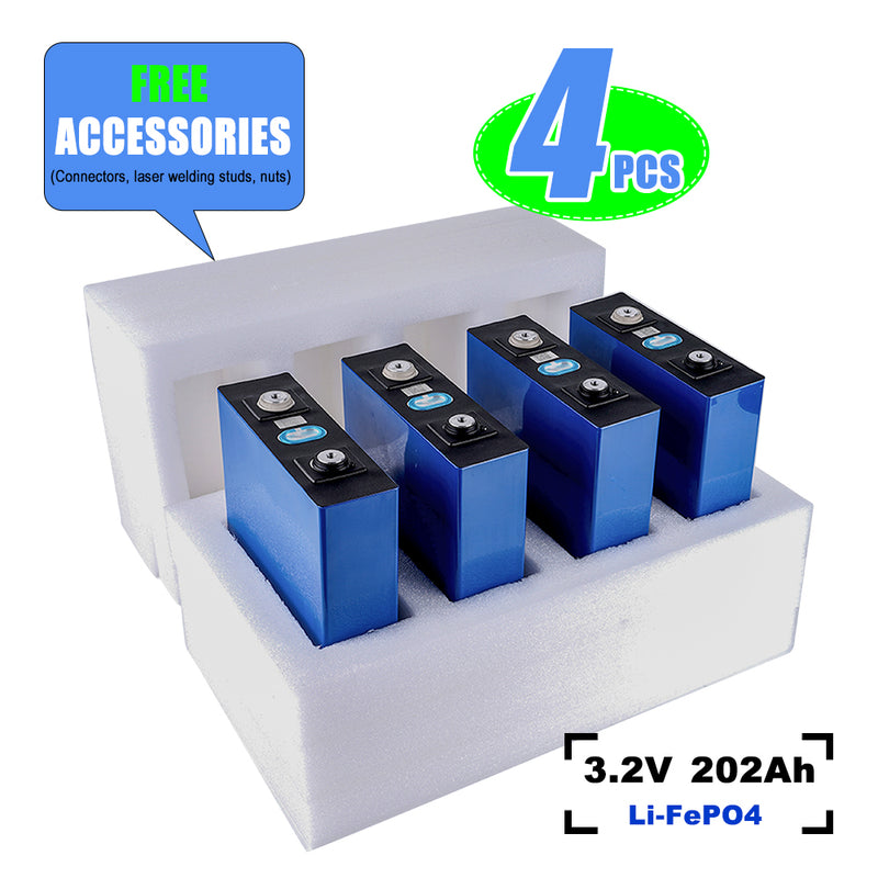 Lifepo4 CATL 3.2V 200-202Ah Grade A Battery 6000+ Cycle Life Rechargeable Cells For Solar Energy Storage RV EV