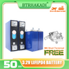 REPT Grade A 3.2V 50Ah Lifepo4 Rechargeable Battery  For DIY 12V 24V 36V 48V Battery Pack Energy Storega RV Boat Solar