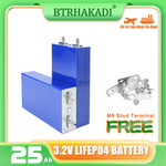 Topband 3.2V 25Ah Lifepo4 Prismatic Battery Grade A Deep Cycle Rechargeable Cell For Solar System DIY 12V 24V 36V 48V Battery Pack