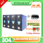 USA STOCK! Lifepo4 EVE 3.2V 304Ah Batteries Grade A Rechargeable Battery for DIY BAttery Pack Solar Energy Storage RV EV Power Supply