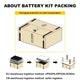 EU STOCK JK ESS 6U 48V Battery DIY Box With V19 JK Bms 200A 16S Stackable Kit 51.2V 280Ah 314Ah 15Kwh 16Kwh Free Shipping