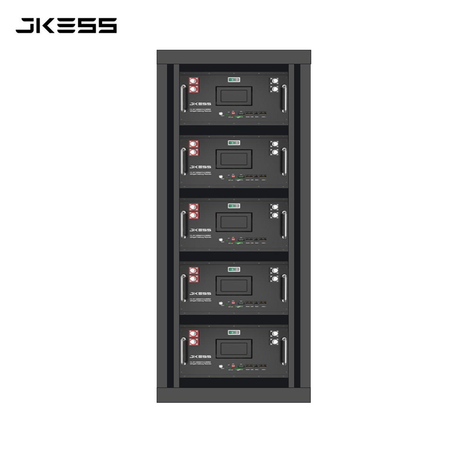 EU STOCK JK ESS 6U 48V Battery DIY Box With V19 JK Bms 200A 16S Stackable Kit 51.2V 280Ah 314Ah 15Kwh 16Kwh Free Shipping