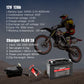 HAKADI Jump Starter 12V 12Ah Deep Cycle Lifepo4 12.8V Rechargeable Battery Pack For Motorcycle Starter Long Cycle Life