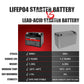 HAKADI Jump Starter 12V 12Ah Deep Cycle Lifepo4 12.8V Rechargeable Battery Pack For Motorcycle Starter Long Cycle Life