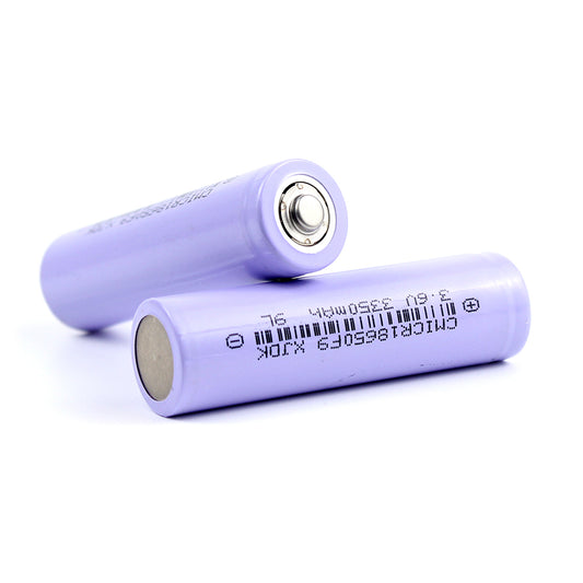 Reasonable Price 18650 3.7V 3350mah Rechargeable Lithium-ion Battery Cylindrical Cell For DIY Energy Storage Pack Support OEM