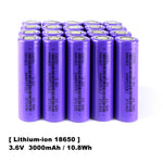 3.6V 3.7V 3000mAh 18650 Good Price rechargeable NMC batteries In Stock For Battery Pack, flashlight, Small fan, Headlamp, LED light