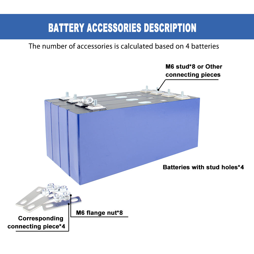 CALB  170Ah LiFePO4 3.2V Battery Cell Rechargeable for Solar Energy Storage Pack RV EV Marine Power